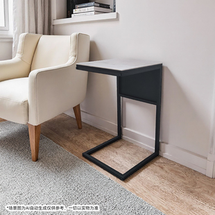NITORI宜得利家居家具 N3090 多功能岩板边桌可做茶几置物边桌