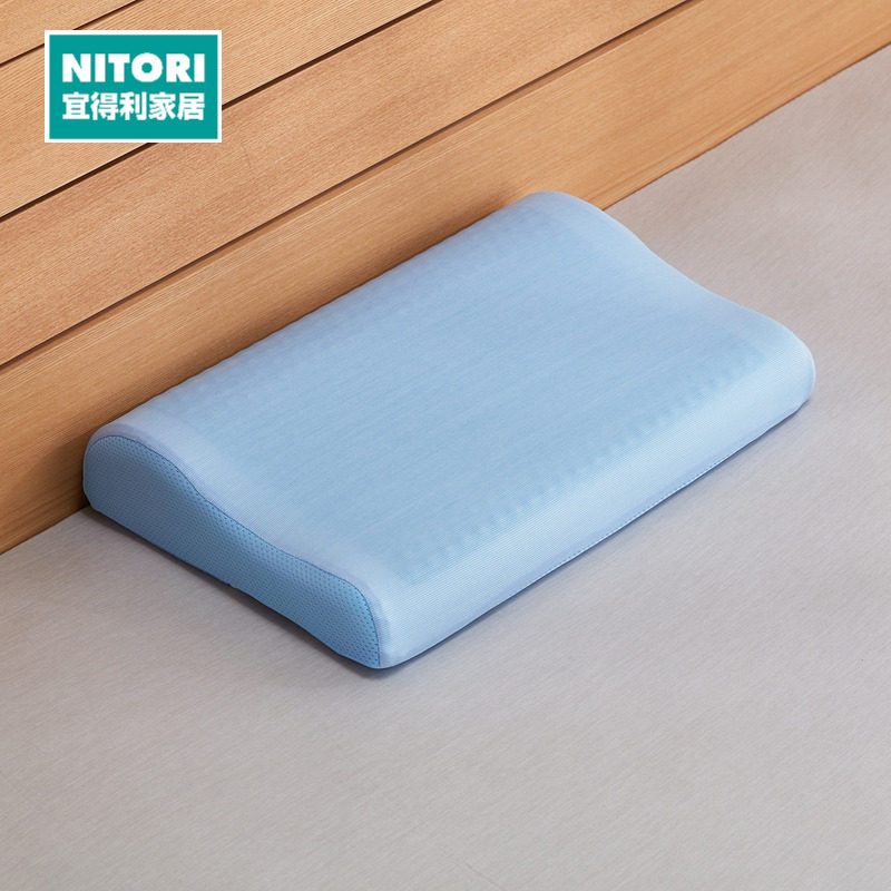 NITORI宜得利家居 儿童透气枕套可拆洗记忆海绵儿童凝胶枕