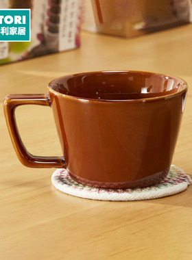 NITORI宜得利家居 家用餐具甜品盅双耳盘马克杯可进烤箱 焦糖系列