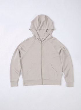 NITORI宜得利家居 女士家居服 舒柔帽衫连帽拉链衫女士居家服 LMO