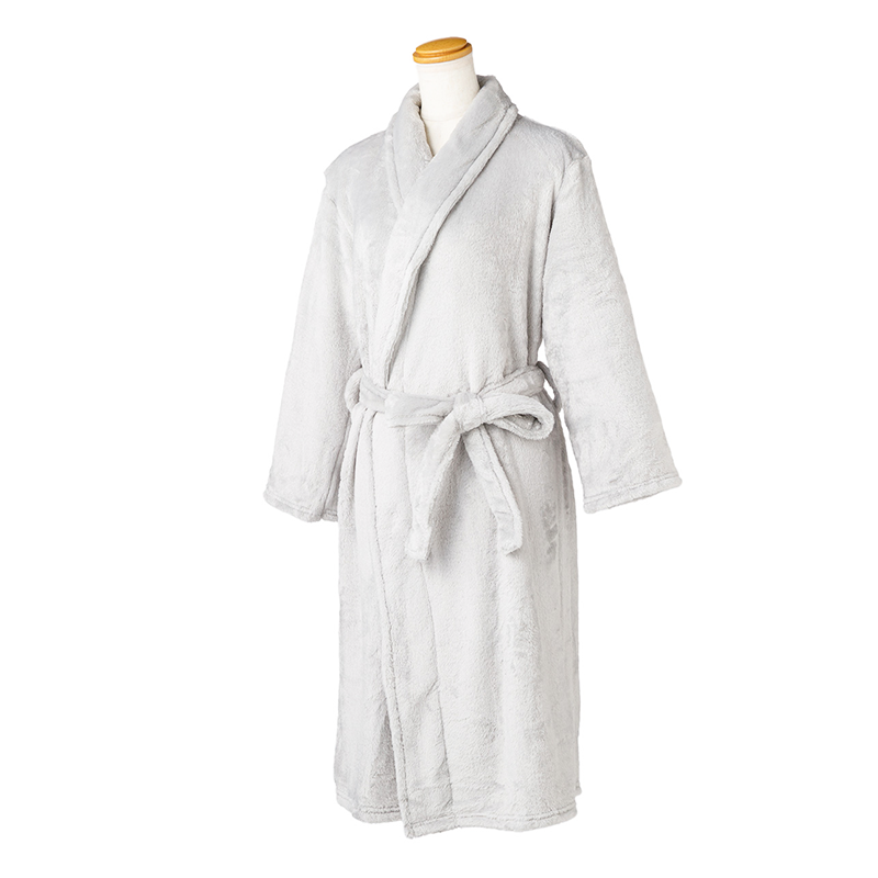 NITORI宜得利家居 家用浴室洗澡吸水法兰绒浴袍LGY QE05