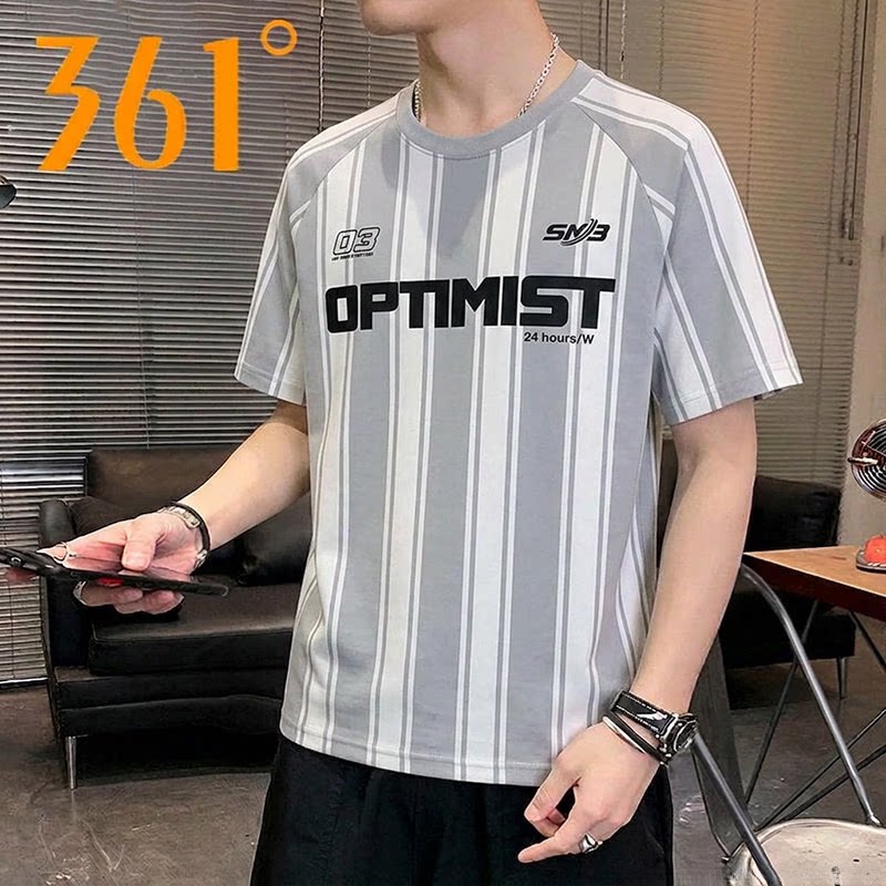 361°运动T恤足球服短袖男