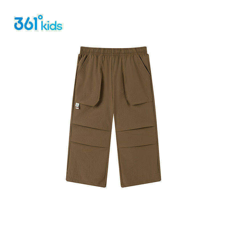 361度童装男童运动裤长裤伞裤2025秋季新款小童速干裤工装裤