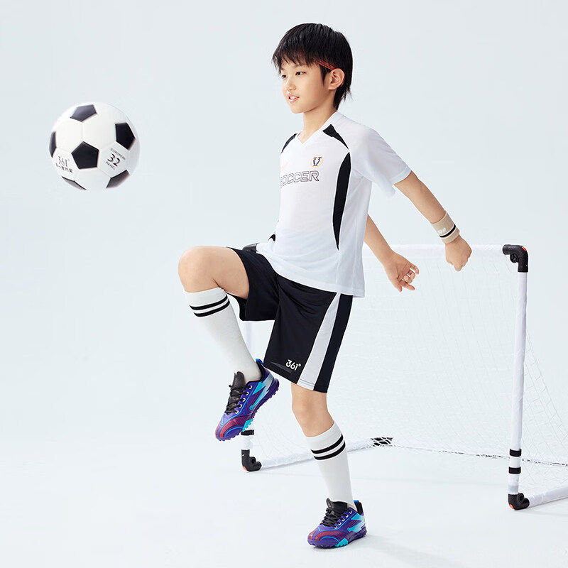 361°童装男童运动套装透气速干拼接运动服篮球服2026夏季新款