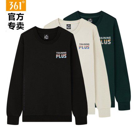 361运动卫衣男装2021春夏新款时尚印花套头卫衣男士长袖休闲上衣