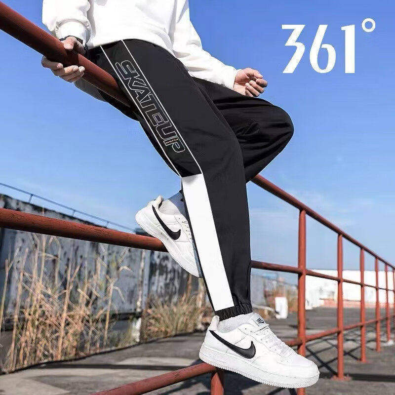 361度男子运动九分裤宽松