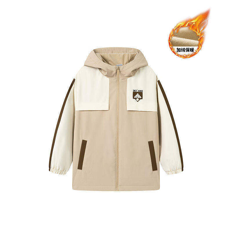 361°童装加绒外套男童工装服
