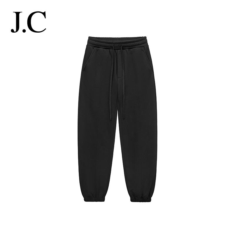 J.C/简裁美式束脚卫裤