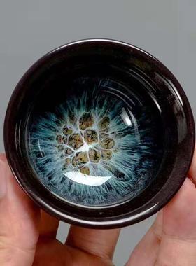 特价窑变陶瓷茶茶盏功夫主人杯单杯建茶盏具壶茶碗品杯88826-85茗