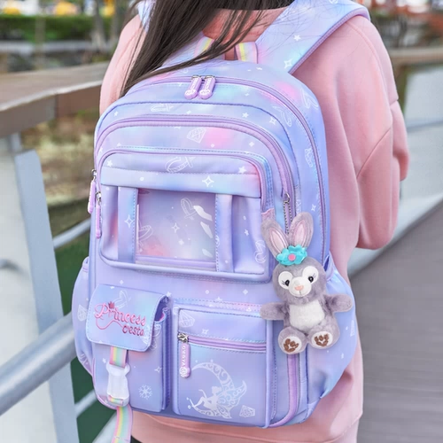 2025 New Girl School Bagbage 3 Учащиеся начальных классов и дети от трех до шести девочек Первый класс уменьшает бремя на пять крупных мощностей 6