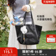 三福挎包女包2025新款 简约复古通勤包包大容量妈咪包托特包468265