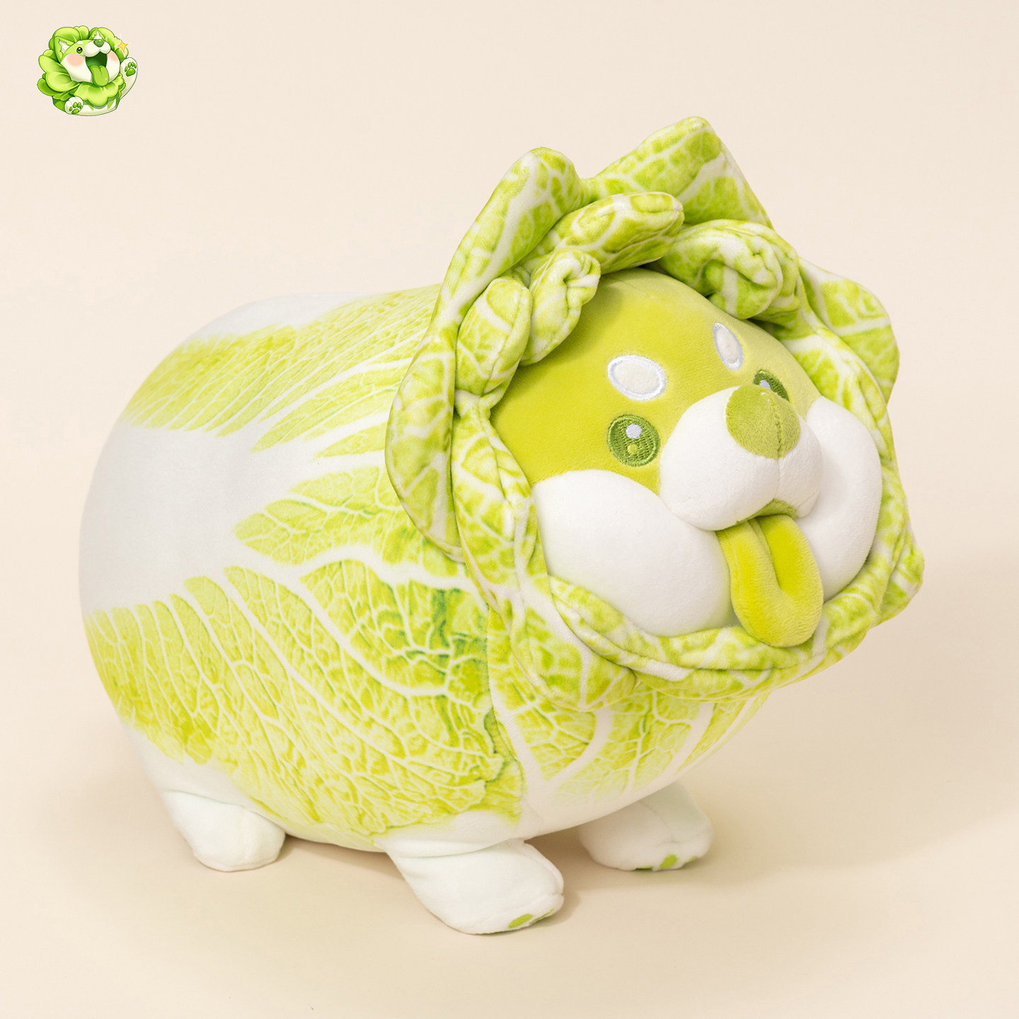 正版蔬菜精灵发财菜狗玩偶公仔