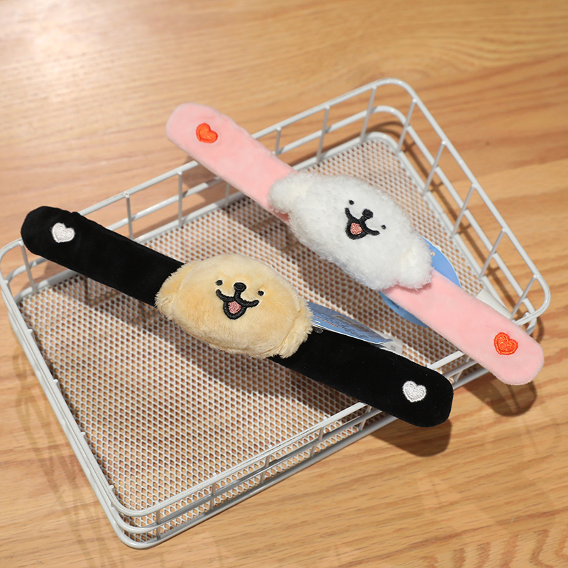 正版线条小狗发箍啪啪圈手环