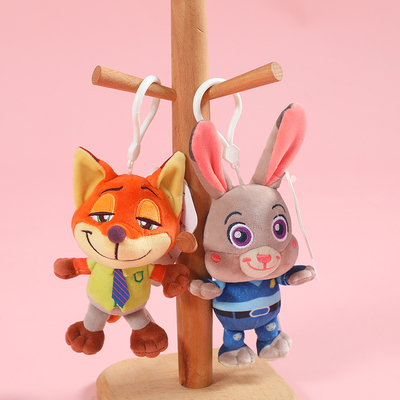 正版疯狂动物城朱迪尼克挂件