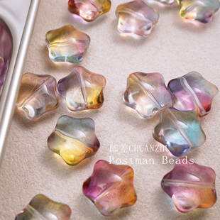 【胖星星】15mm琉璃手串diy手工串珠散珠手链项链配件制作材料