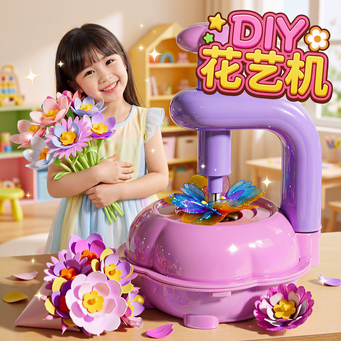 儿童玩具女孩子6岁以上5手工diy打发时间4女童生日礼物10益智7小8