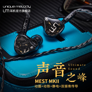 mk2 MKii Mest melody 有线耳机 双振骨传导音乐入耳式 unique