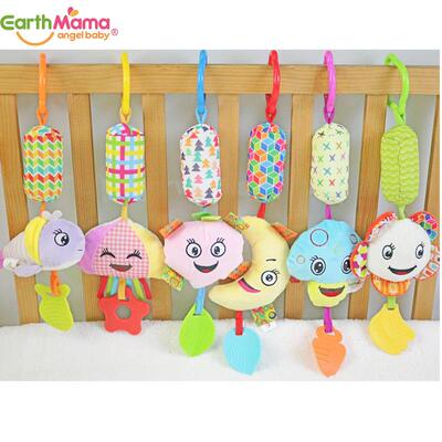 婴儿吊挂玩具婴儿车上玩具挂件小拉铃床挂牙胶摇铃安抚推车挂宝宝