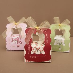 2025年喜糖盒子结婚专用批 喜糖袋高级感婚礼小众糖盒喜糖 发新款