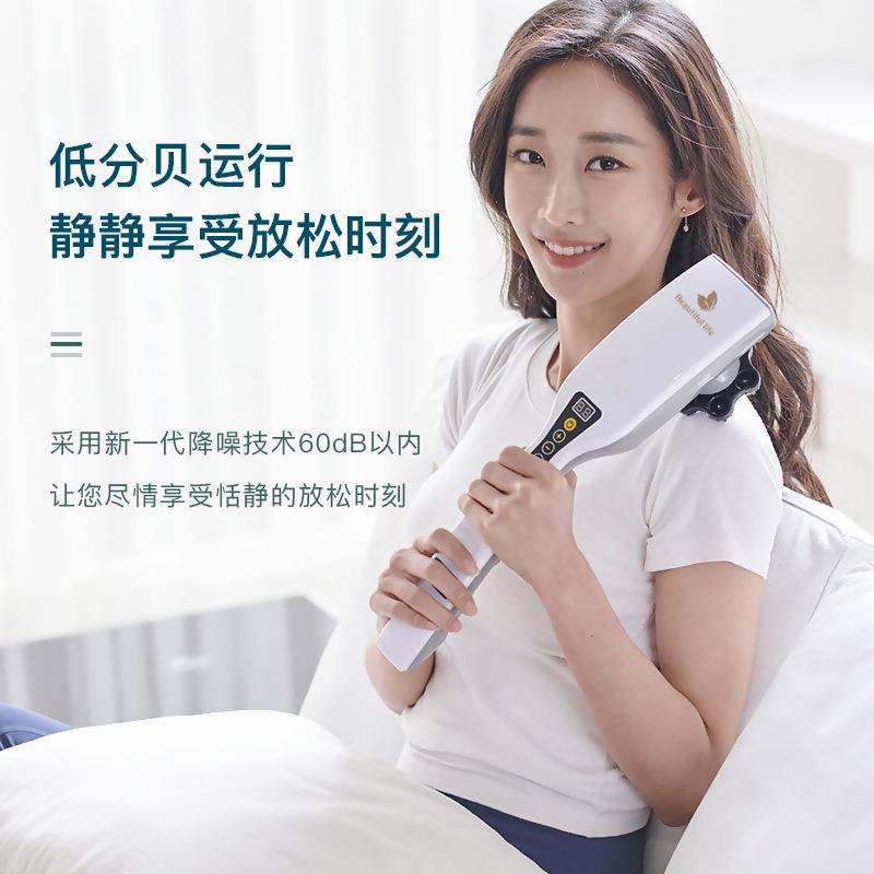 小海豚电动按摩仪充电按摩棒手持电动按摩器捶背器静音大功率经络