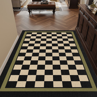 丝圈入户门地垫可裁剪耐脏进门地毯美式 复古门垫门口门外玄关脚垫