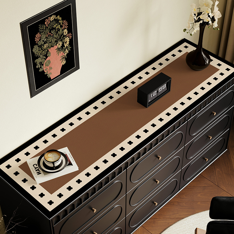 耐利森中古风餐边柜桌垫