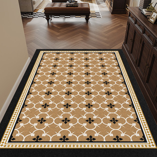 丝圈入户地垫门口进门入户门地毯美式 耐脏玄关脚垫高端门外蹭脚垫