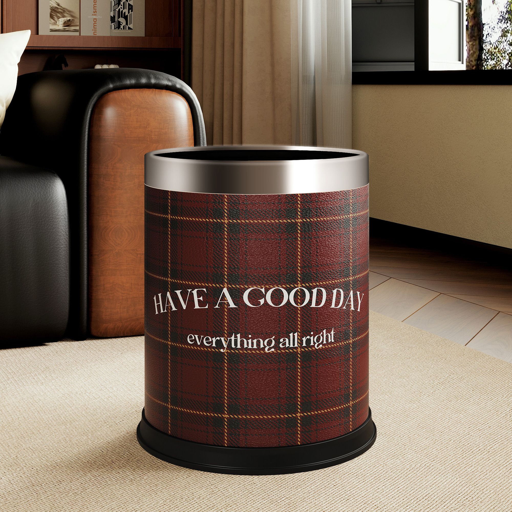 美式中古高颜值垃圾桶