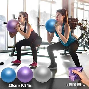 25CM New Yoga Pilates Ball Exercise Gymnastic Fitness Balanc