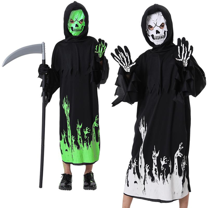 Halloween Grim Reaper Dress Party Clothes万圣节死神服装镰刀