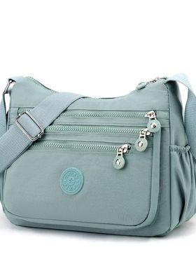 Messenger Bag Causal Women Shoulder Bag Multi Layer Nylon Ba