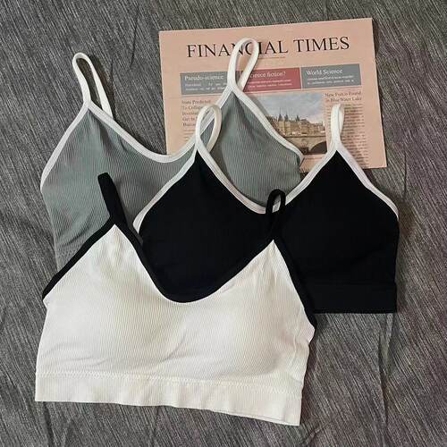 Traceless Underwear Women's Summer Thin Strapless Fixed Cup