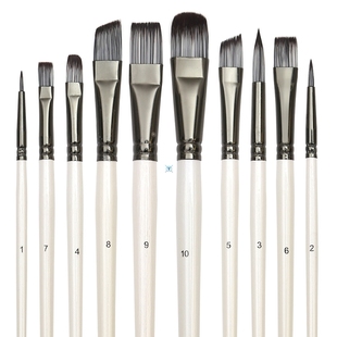Paint Brushes Set for Art Acrylic Gouache Oil Watercolor