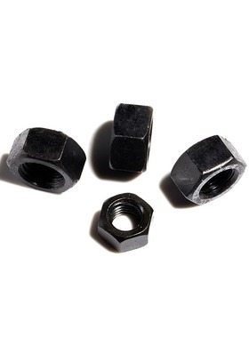 帽螺黑色316不锈钢螺母六角螺丝帽大全M3M4M5M6M8M10M12M14M16M18