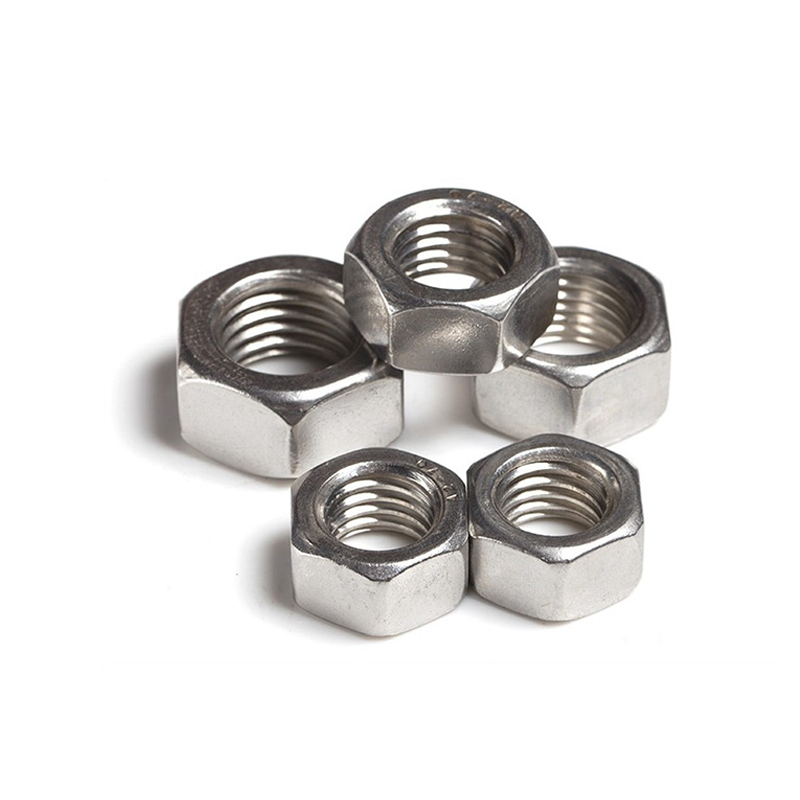 304不锈钢外六角螺母国标螺丝帽大全m1m2m3m4m5m6m8m10m20m33-m56