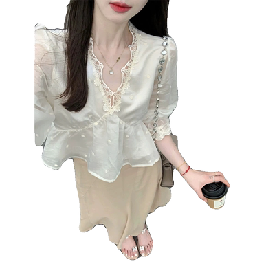 气质甜美茶歇半身裙子套装女