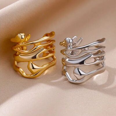 The new style of hollowed-out electroplating, with a golden