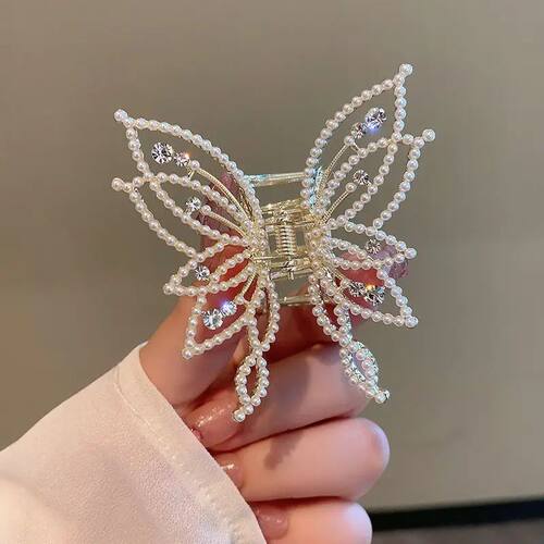 Fashion Metal Openwork Hair Claw Butterfly Hair Clips for