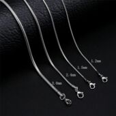 Fade Necklace Simple Steel Never Chain Stainless Snake Men