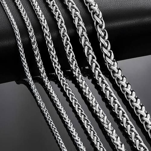 3mm/4mm/5mm/6mm/7mm/8mm Stackable Chain Stainless Steel