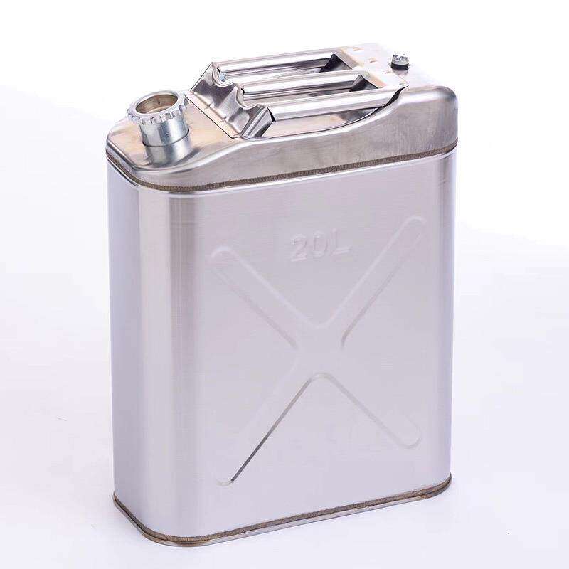 201不锈钢汽油桶40L30L20L10升柴油壶加厚型加油桶摩托车备用油箱