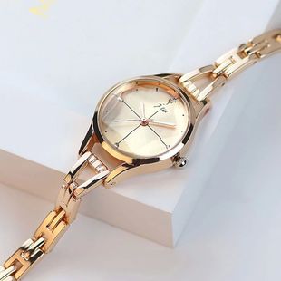 Bracelet Watch For Women Elegant Rose Gold Ladies Luxury Wri