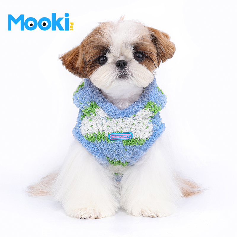mookipet猫咪狗狗春秋款衣服比熊泰迪约克夏小型犬宠物毛衣背心
