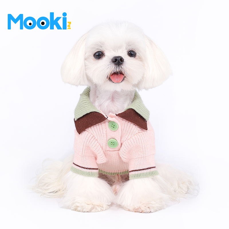 mookipet宠物猫狗狗polo领毛衣