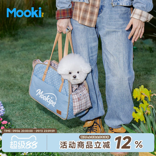 宠物狗狗猫咪外出便携牛仔包轻便