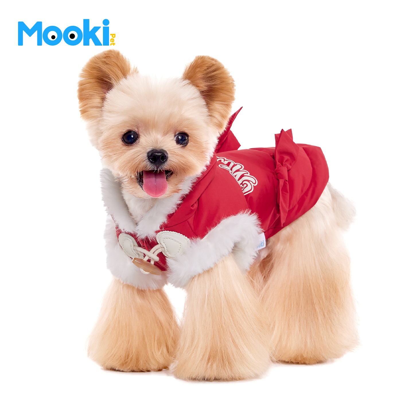 宠物红色羽绒服新年战袍过年喜庆