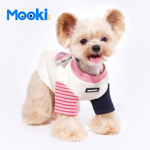 mookipet泰迪狗狗衣服秋冬宠物小型犬雪纳瑞猫咪博美冬装保暖可爱