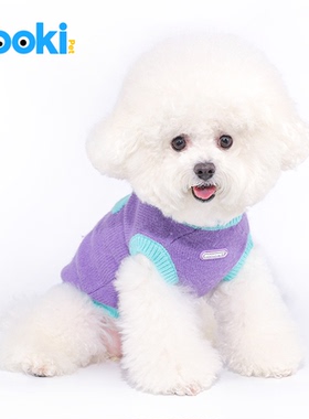mookipet猫咪狗狗毛衣背心小狗雪纳瑞约克夏比熊小型犬宠物衣服