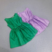 小洋装 显瘦高腰公主背心蝴蝶结礼服 修身 连衣裙无袖 蓬蓬裙女春秋款