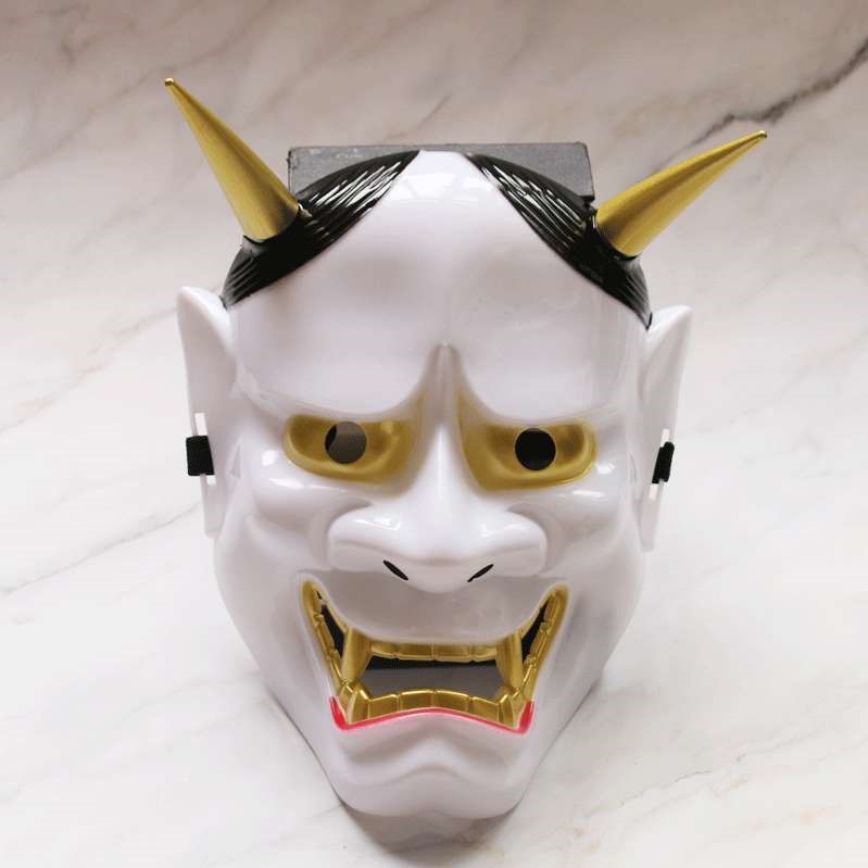 般若面具全脸cos成人男日本鬼武士鬼脸日式面具挂件